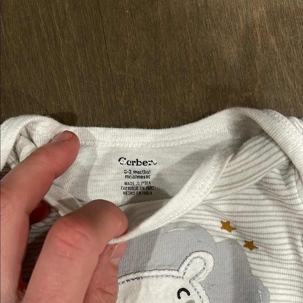 Gerber 4Pc Baby Onesie NB-3M